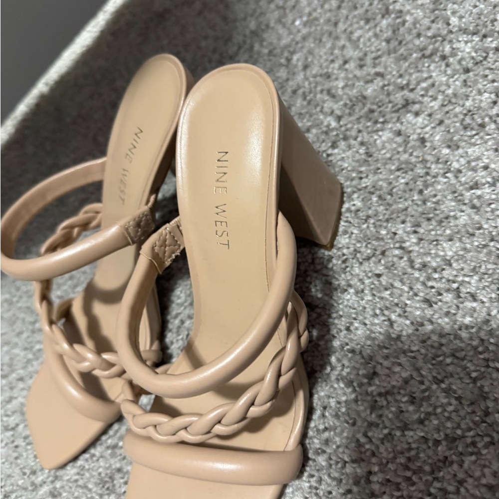 Nine West Women's Tan Heeled Sandals